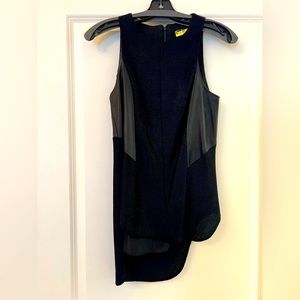 Rag and bone black leather top